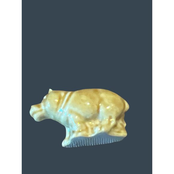 Wade England Animal Miniatures Set Of 3 Giraffe Hippo Bear Ceramic Figurines - Picture 13 of 14